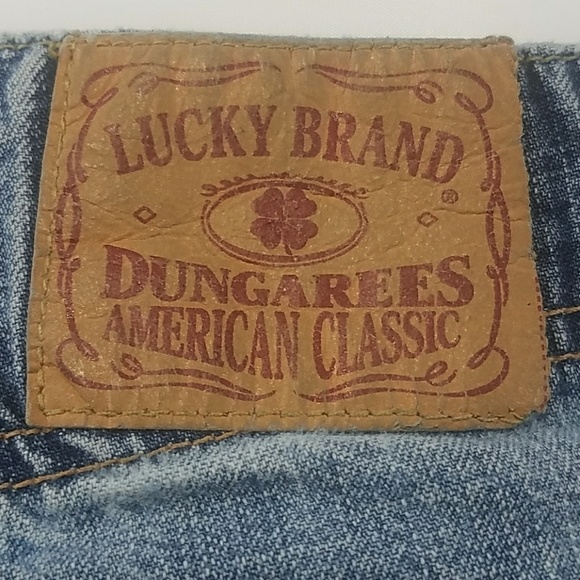 Lucky Brand Vintage Distressed Blue Jeans - Picture 3 of 7